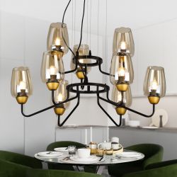 Люстра Rivoli Gera 4065-209 9 х E27 40 Вт дизайн | Rivoli