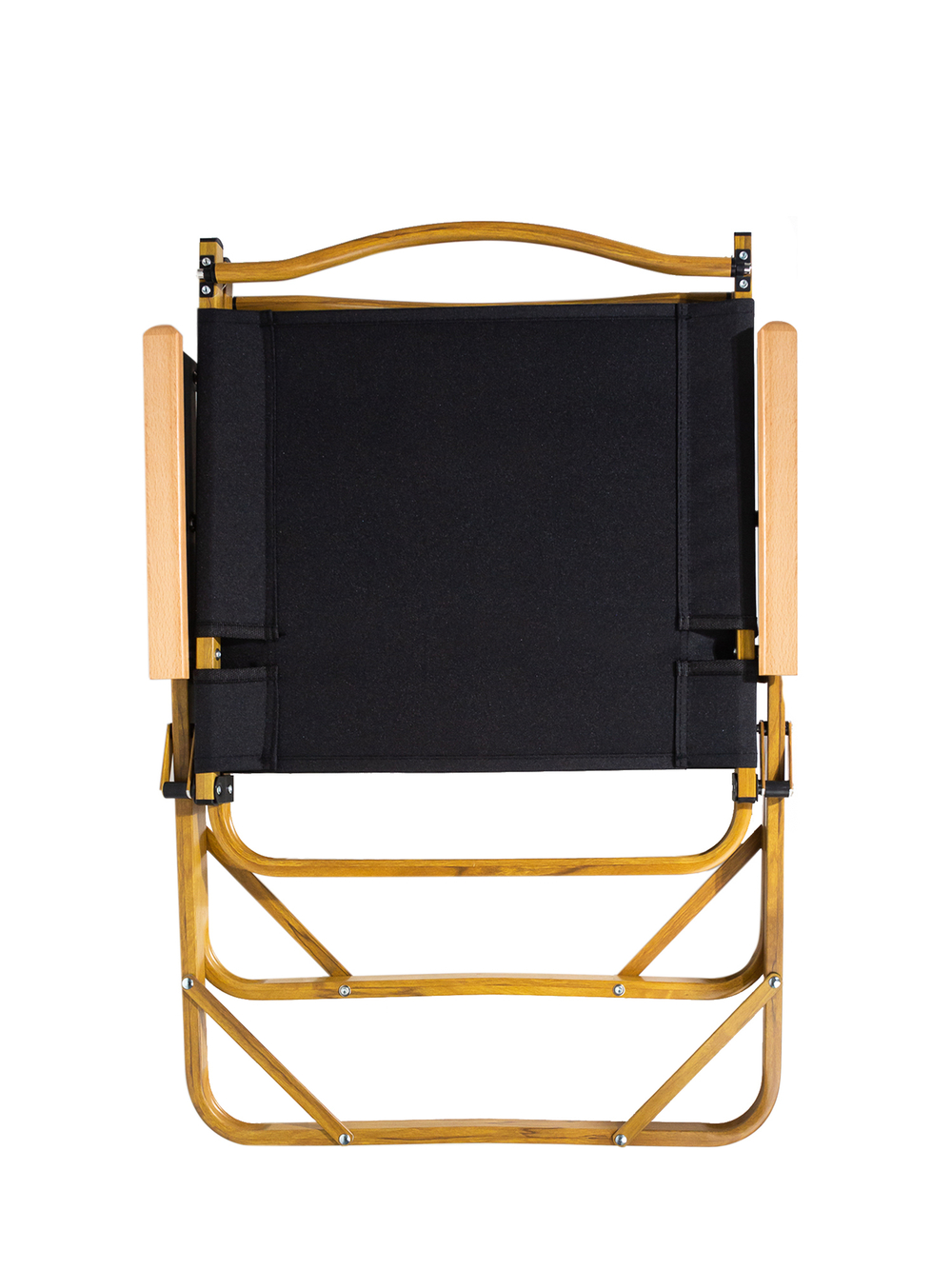 Стул складной Naturehike MW02, черный, светлое дерево (NH19Y002-D)