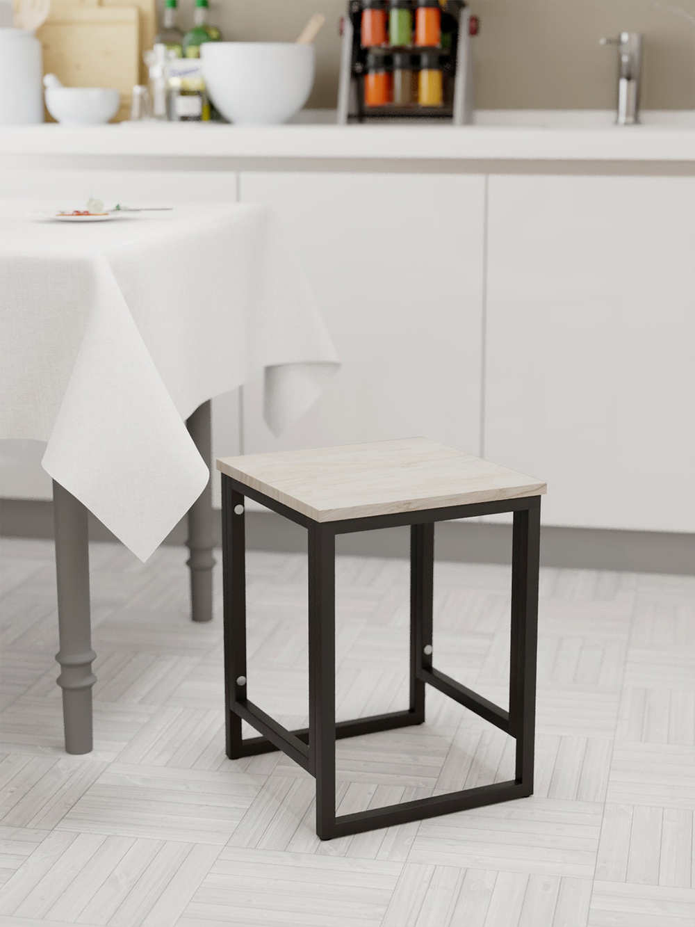 Табурет для кухни металлический лофт Felix