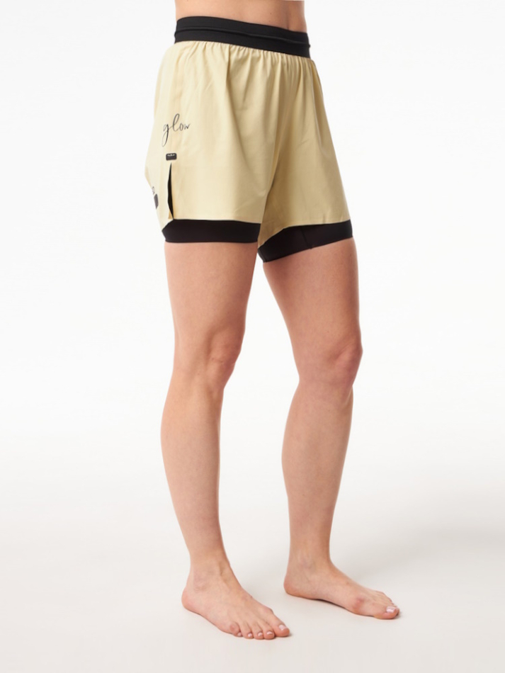 ШОРТЫ ЖЕНСКИЕ ELEVATE SHORT 5 | YELLOW
