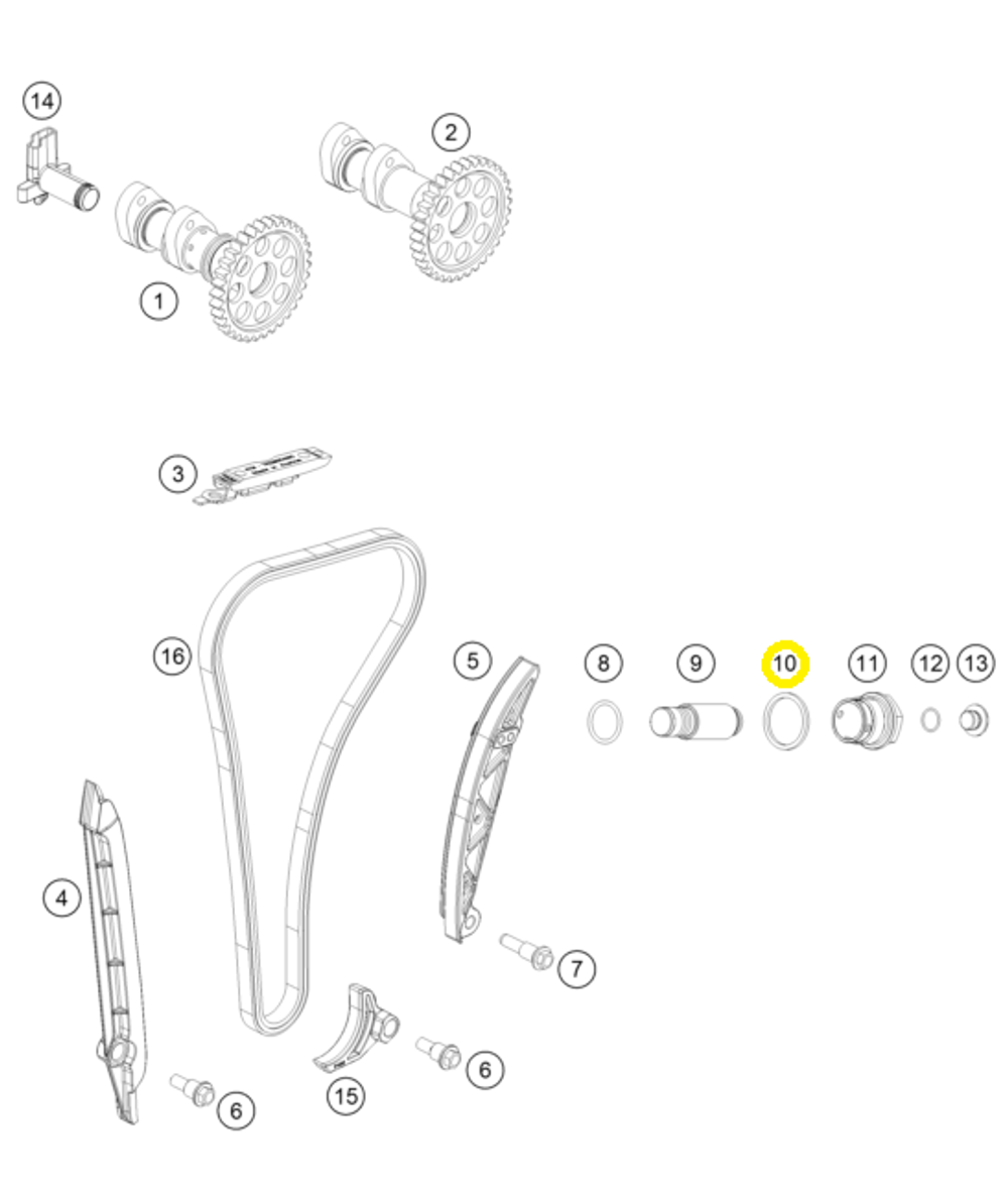 Уплотнительное кольцо KTM, HQV, GASGAS DIN7603 A24X29X2