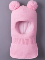 Шапка шлем детская зимняя вязаная