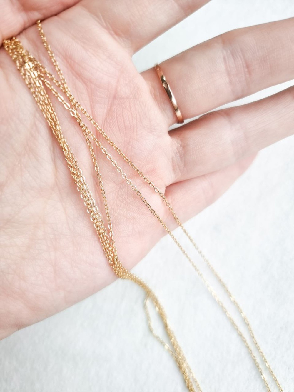 25638-з Цепь 2мм, позолота