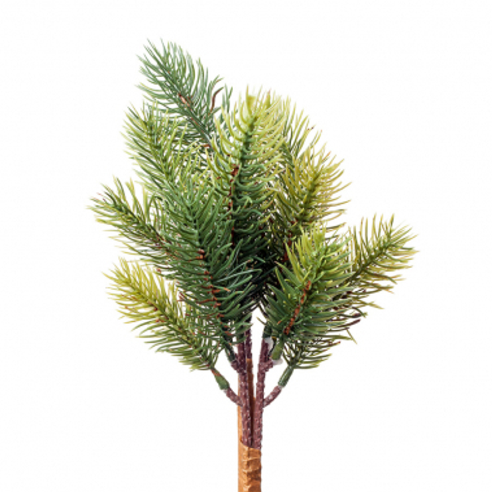 Ветка еловая 35 см зеленый
