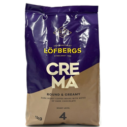 Кофе в зернах Lofbergs Crema, 1 кг (Лофбергс)