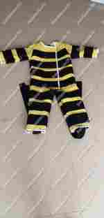 Липучий костюм желтый, размер L, для роста 1.6м-1.8 м