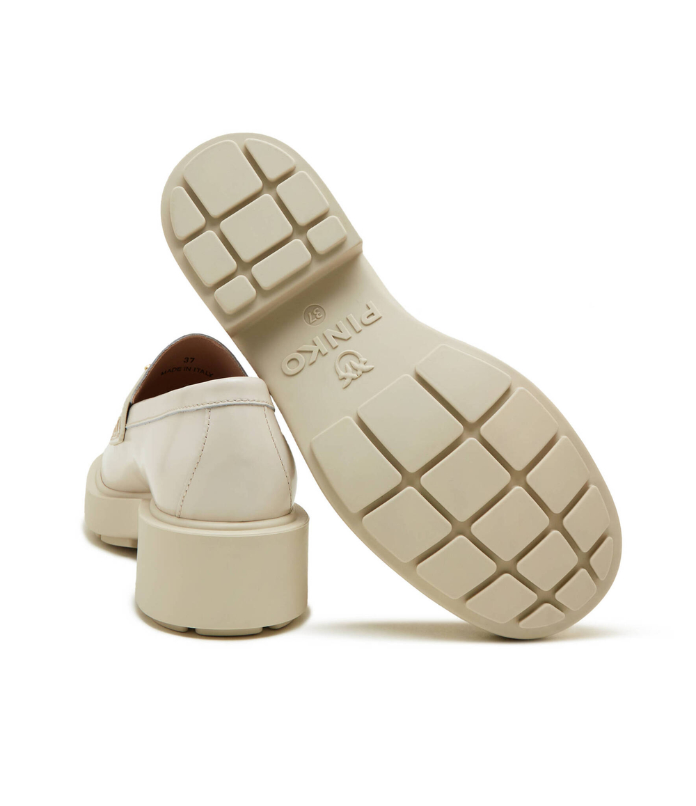 Кожаные лоферы tina Pinko - кремовый(SD0001 P006)