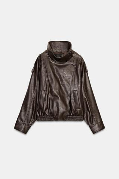 Искусственная кожа куртка - ZARA