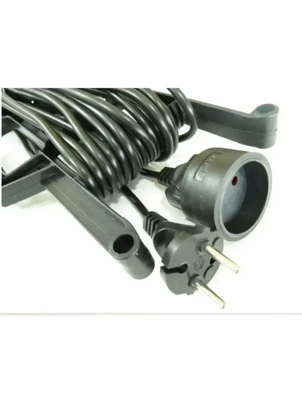 Удлинитель на рамке уличный силовой для сварки ПВС 2х1.5 мм 50 метров, 1 гнездо черный