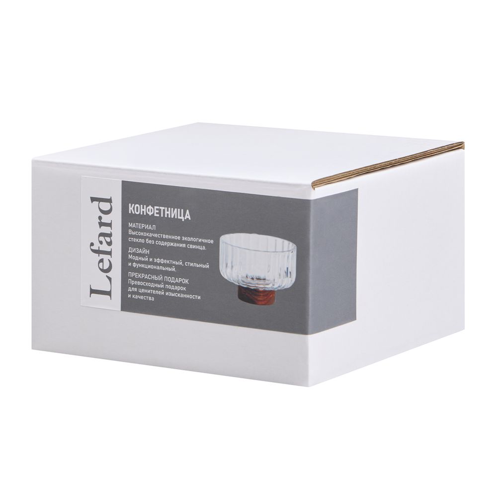 КОНФЕТНИЦА "VILLAGE" 650 МЛ ДИАМЕТР 14 СМ ВЫСОТА 9 СМ