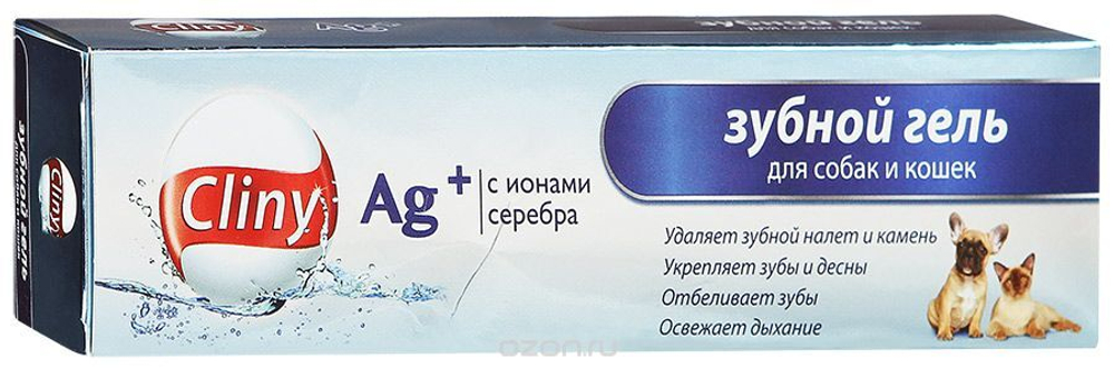 Cliny 75г Зубной гель для кошек и собак