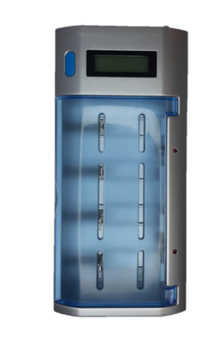 Зарядное устройство с разрядкой, с экраном  4 аккум. (D/C /AA /AAA /9v)