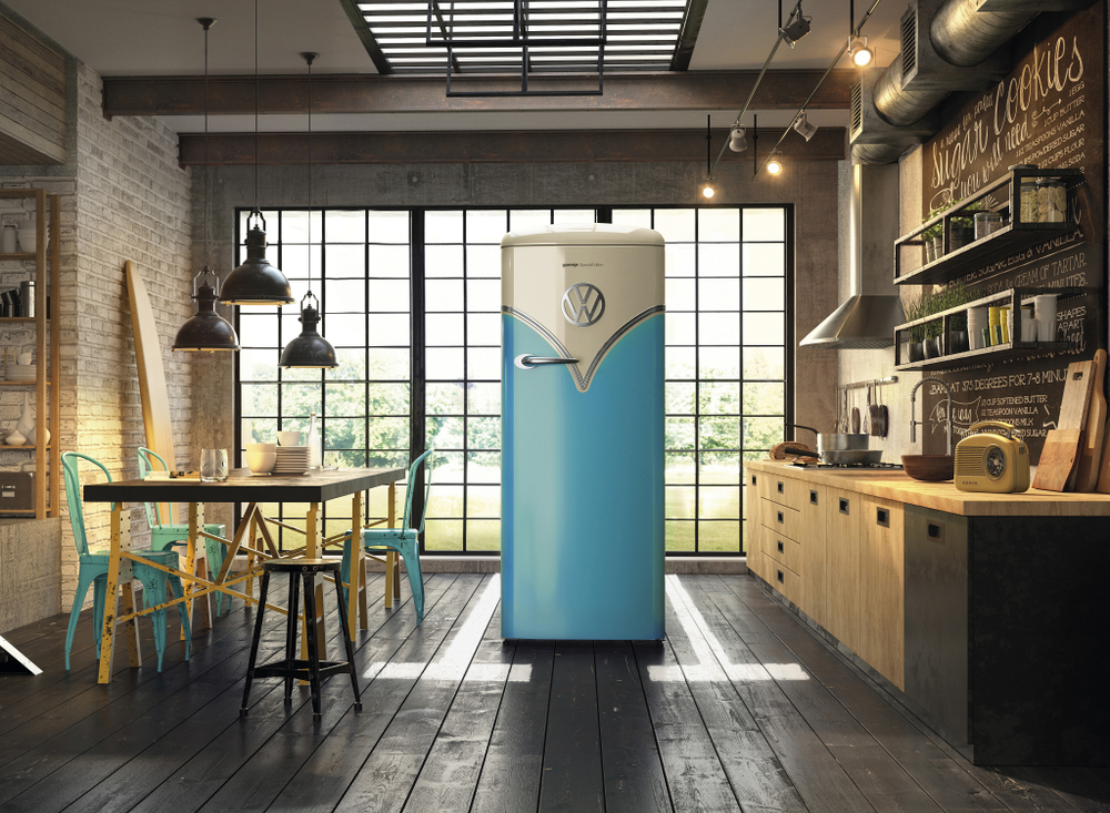 Отдельностоящий однокамерный холодильник Gorenje OBRB153BL