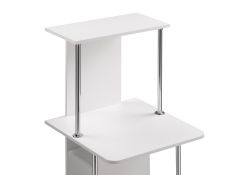 Компьютерный стол КСТ-12 60х60х125,5 белый