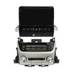 Магнитола для Toyota Land Cruiser 200 2015-2021 (без JBL) - Carmedia ZH-T1000 дисплей 10.1" на Android 12, 8/128Гб, CarPlay, 4G SIM-слот, блок климата в комплекте