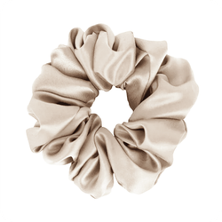 Шелковая резинка большая, кофе с молоком, фото 1