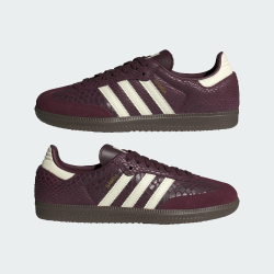 ADIDAS Кроссовки Samba OG с змеиным принтом, бордовый