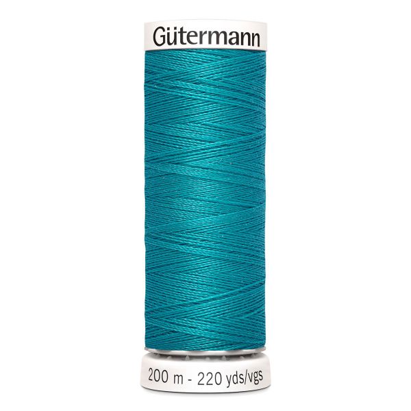 Нитки универсальные Gutermann Sew-all 100 (200 метров), 5 кат. | 055 св.зеленая бирюза