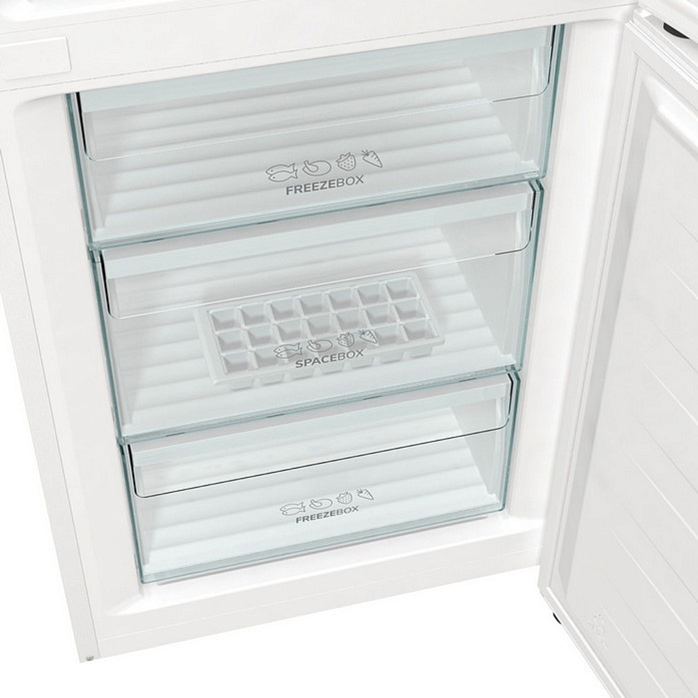 Отдельностоящий двухкамерный холодильник Gorenje NRK6191EW4