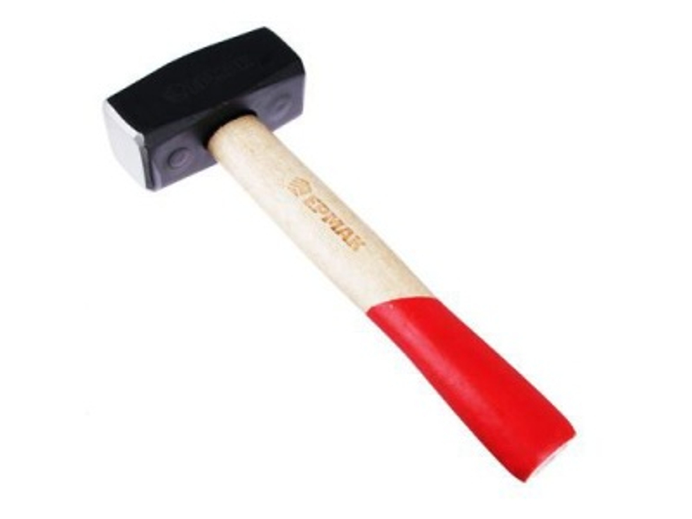 Кувалда 1500гр ЕРМАК кованая с деревянной ручкой