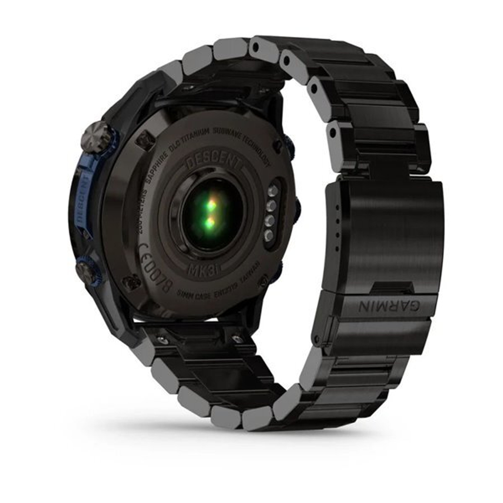 Умные часы Garmin Descent MK3i - 51 мм карбоново-серые DLC титановые с DLC титановым ремешком