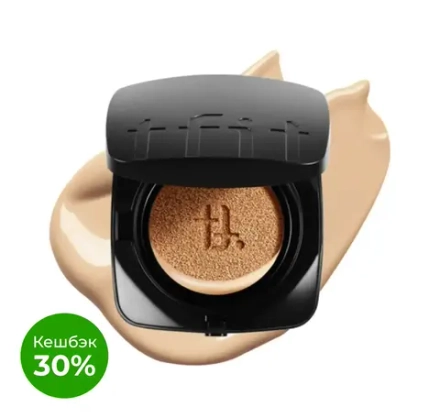 TFIT - КУШОН С АМИНОКОМПЛЕКСОМ И ЭКСТРАКТОМ ШАЛФЕЯ ТОН W02 ALMOND BUTTER LAYERING FIT GLOW CUSHION EX W02 ALMOND BUTTER SPF50+ PA++++, 12 ГР
