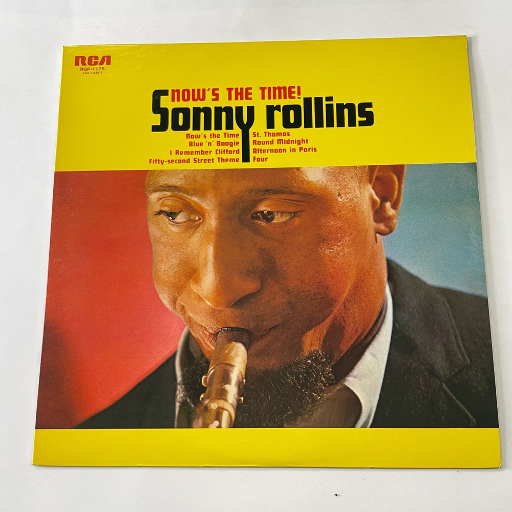 Винтажная виниловая пластинка LP Sonny Rollins Now The Time (Япония 1976) (Оби)
