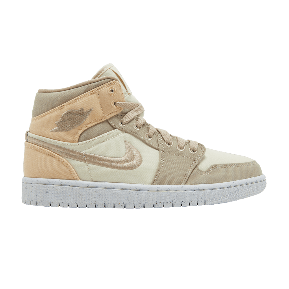 Кроссовки Jordan Air Jordan 1 Se "Canvas Khaki" (Женская размерная сетка)