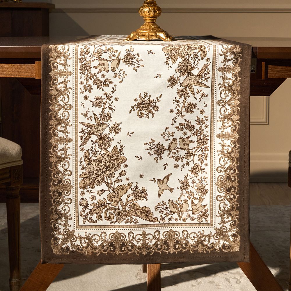 ДОРОЖКА " ROYAL GARDEN" 40Х146СМ ,БЕЛЫЙ ,100% ХЛОПОК ,ТВИЛ С ПРОПИТКОЙ