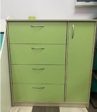 Комод ДИЯ /1100*1200*503/ правый пикард / салатовый