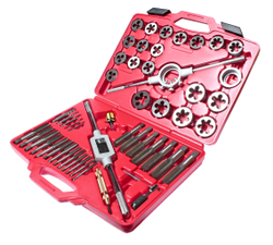 Набор метчиков и плашек 51 предмет в кейсе JTC