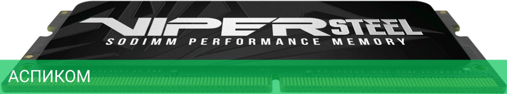 Оперативная память Patriot Viper Steel 32GB DDR4 SODIMM PC4-19200 (PVS432G240C5S)