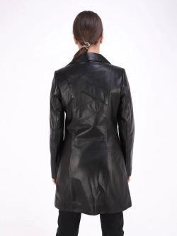 Женский кожаный плащ/натуральная кожа/Турция