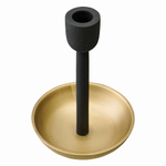 Подсвечник fyr bran, 17 см, черный/античная латунь