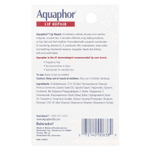 Aquaphor, Восстанавливающее средство для губ мгновенного действия без отдушек, 10 мл (0,35 жидкой унции)