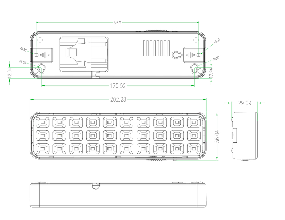 Светильник светодиодный аварийный непостоянный DBA-102-0-2030LED 5ч IP20 выход ЭРА Б0044395