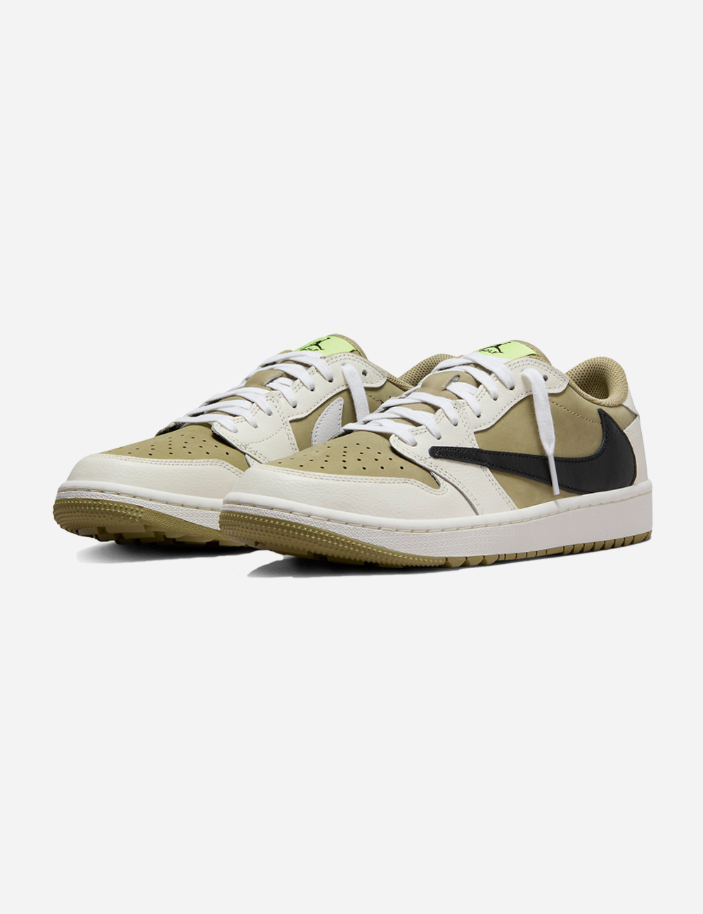Travis Scott x Jordan 1 Low Golf «Neutral Olive» по самой выгодной цене