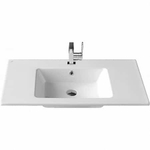 Тумба Ибица 90, подвесная, цвет белый/золото