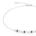 Колье Coeur de Lion White-Silver 5076/10-1417