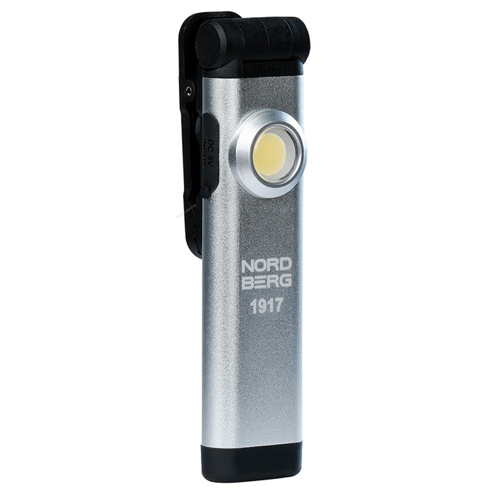 NORDBERG (1917) Фонарь светодиодный, аккумуляторный, 3.7В (без зарядного уст-ва)