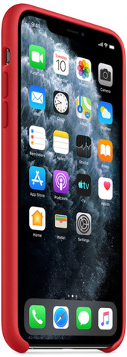 Чехол силиконовый для IPhone 11 Pro Max Red (MWY2ZFE/A)