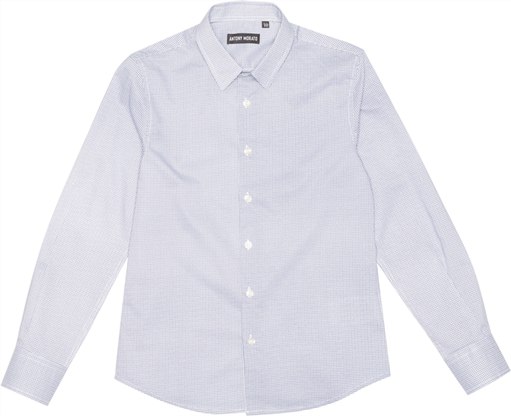 Рубашка с длинным рукавом ANTONY MORATO Белый/Мелкий синий принт (Мальчик)