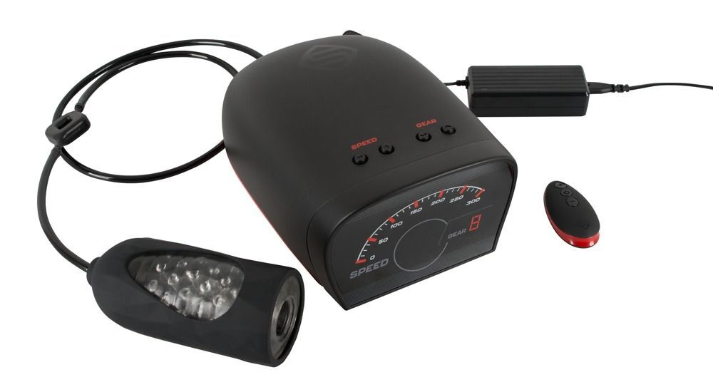 Автоматический мастурбатор с пультом ДУ Suck-O-Mat 2.0 (Цвет: черный)