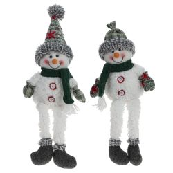 GAEM Игрушка набивная "Снеговик", L13 W7 H45/18 см, 2в.