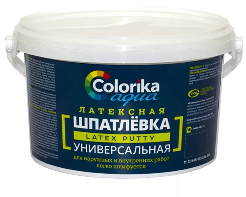 Шпатлевка универс. латексная 1,7 кг Colorika