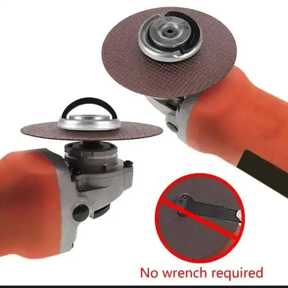 Гайка быстрозажимная для УШМ, болгарки установка без ключа