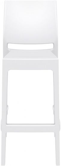 Стул пластиковый барный Maya Bar 75 белый