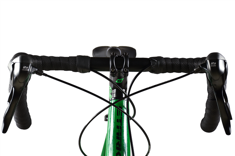Велосипед 28" Stark'24 Peloton 700.4 D р.18" зеленый/черный/серый