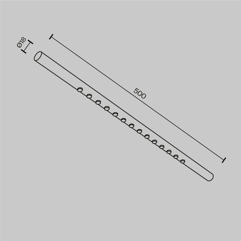 Светильник Technical C101CL-L500-12W3-6K-BS