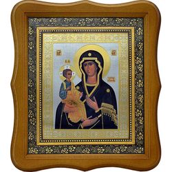 Троеручица. Икона Божьей Матери печатная.